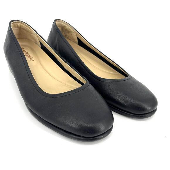 Hush Puppies Shoes - Hush Puppies Tabee Flat Women's black flat shoes  (size US 8.5)